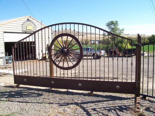 Wrought iron main gate