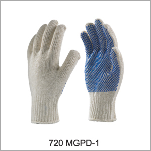 Blue Knitted Gloves