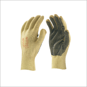 Yellow Knitted Gloves
