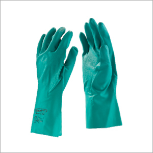 Rubber Knitted Gloves