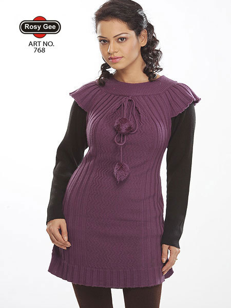 Ladies Short Sleeve Winter Dresses
