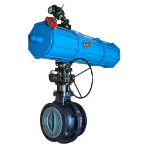 Lined Ball Valve Pneumatically Actuated