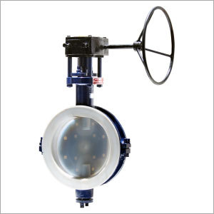 Lined Butterfly Valve Gear Operated