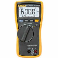 Digital Multimeters Fluke 113 Utility Multimeter - Yellow, Cat Iii 600v, True-rms, Loz, Backlit Display, Min/max, Auto Ranging