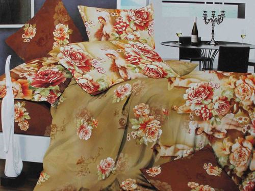 Impressive flower printed bedsheet