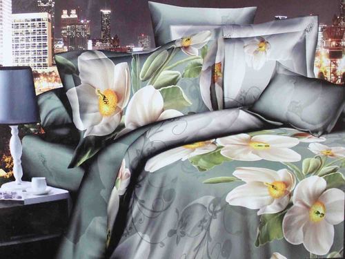 Engaging digital printed bedsheet