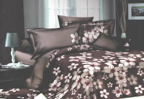 White Flooral Print with 3D Effected Bedsheet