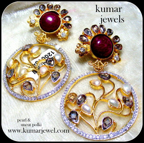 Fashionable earring.