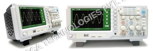 White 200 Mhz Digital Storage Oscilloscope 1gs/s, 2 Ch, 7 Inch