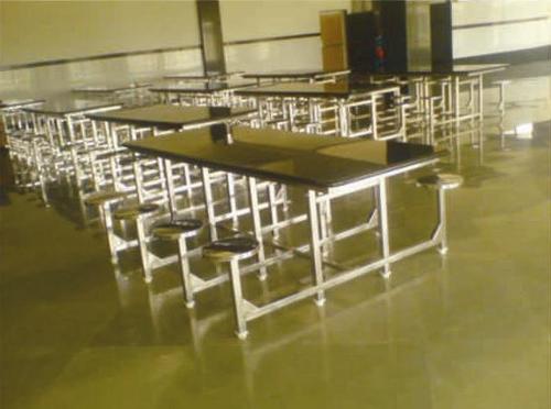 Industrial Dining With SS Table With Granite Top