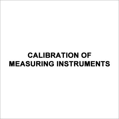 Calibration Of Measuring Instruments