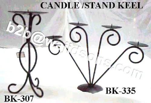Candle Holder Wire Black
