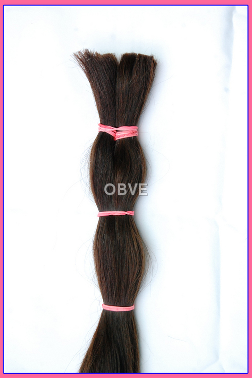 Human Hair - Medium Brown