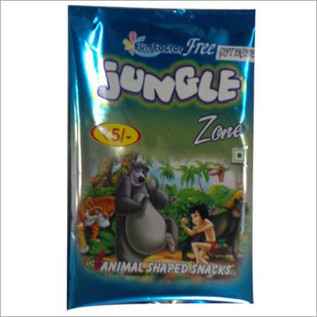 Snacks Pouches - Plastic Material, Custom Sizes, Blue Color | Attractive Prints, Eco-Friendly, Temperature Resistant, Durable