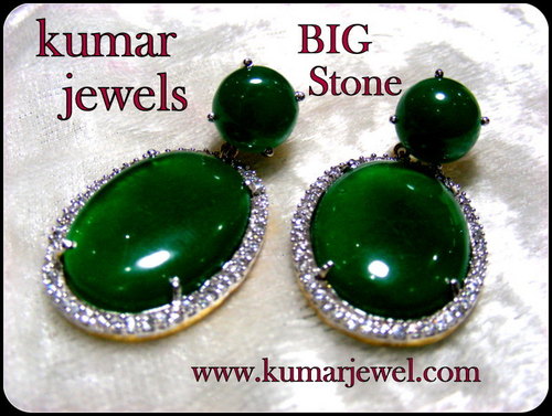 semi-precious stone earring.