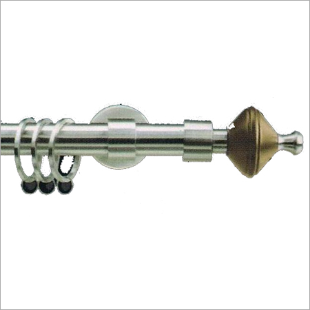 Stainless Steel & Wood Drapery Rods 