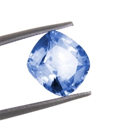 Cushion Cut Natural Blue Sapphire for Sale in UK