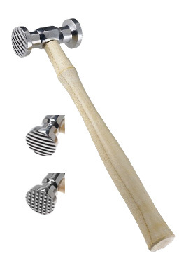 Texturing Hammer, Checkered/Wide Stripe Texturing Hammer, Checkered/Wide Stripe