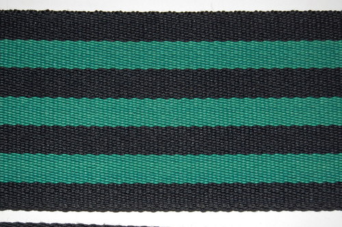 82 MM Filament Polyester Girth Black - Green For Saddle Girth