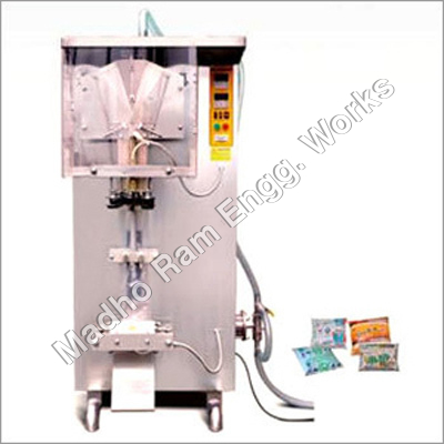 Silver Automatic Pouch Filling Machine