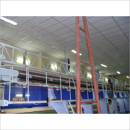 Standard Ceilings In Textile Factory Nandan Exim - Metal Textile, Customizable Thickness, Powder Coated | Durable, Fire-Resistant, Moisture-Resistant, Lightweight, Easy Install