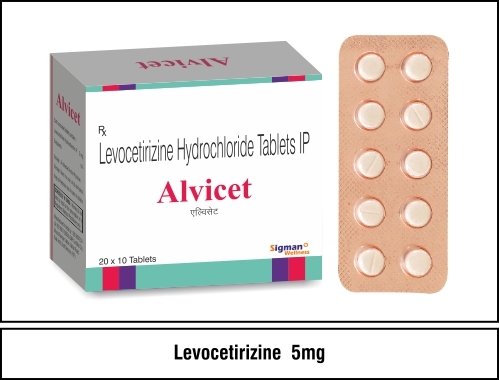 Levocetirizine  5mg+ Ambroxol 60mg