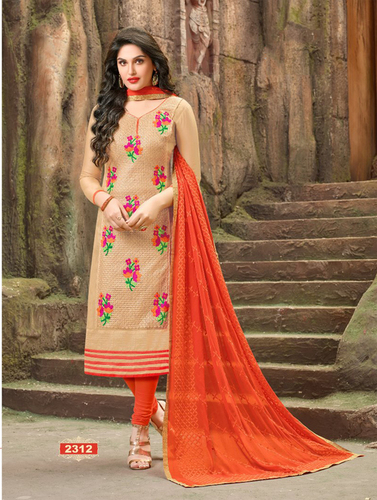 Fancy Chanderi Salwar Suit