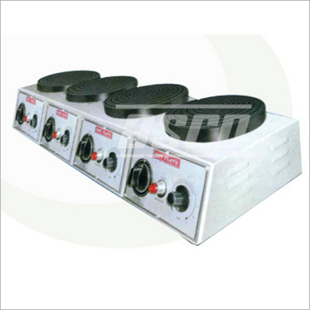 Heating Plate, Four - Metal/Ceramic, 200V/50Hz, Four Plates | Uniform Heating, Energy Efficient, Coil Element