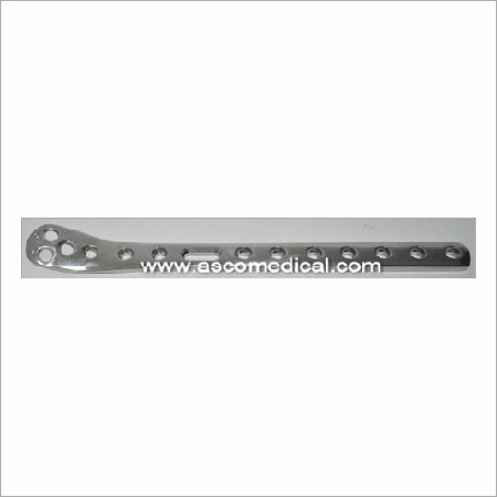 Distal Femur Anatomical Plate - Stainless Steel, 5H-15H Sizes | Anatomical Design, Strong Fixation, Polished Finish