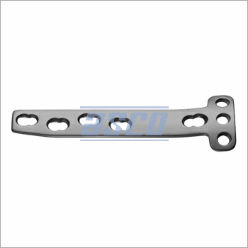 Firm-lock Tibial Head Plate Medial Proximal Plate - Stainless Steel, Titanium, 115mm Length, 4 Holes | Strong Fixation, Stable Implant, Precise Fit, Biocompatible, Polished Finish