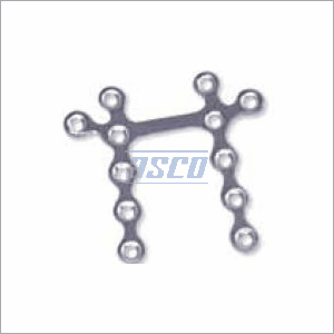 Nose Plate 12H - Stainless Steel, Titanium, 1.5MM to 2.5MM Sizes | Biocompatible, Durable, Polished Finish