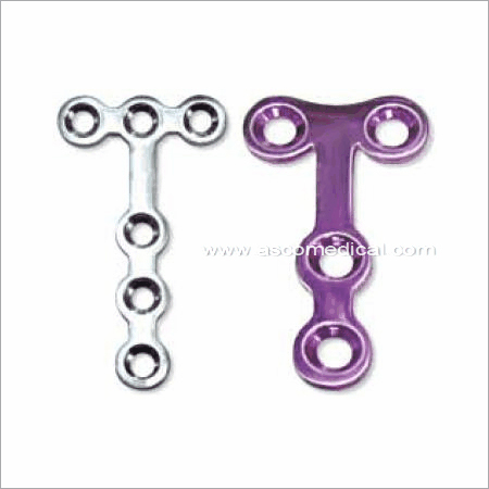 T Shape Plates With Bar 1.5mm