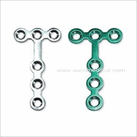 T Shape Plates With Bar 2.5mm