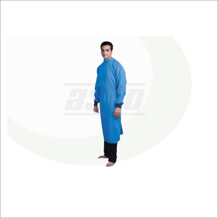 Surgeon Gown - SMS Nonwoven, Sizes S-M-L, Blue | Fluid Resistant, Breathable Fabric, Sterile Packing