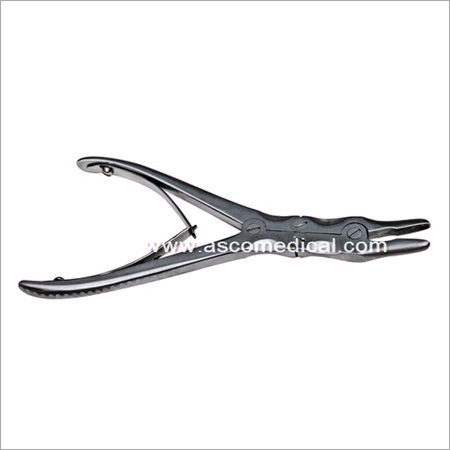 Bone Nibbler - Curved (Double Action) - Stainless Steel 190-270 mm | Double Action Polished Finish Precise Grip