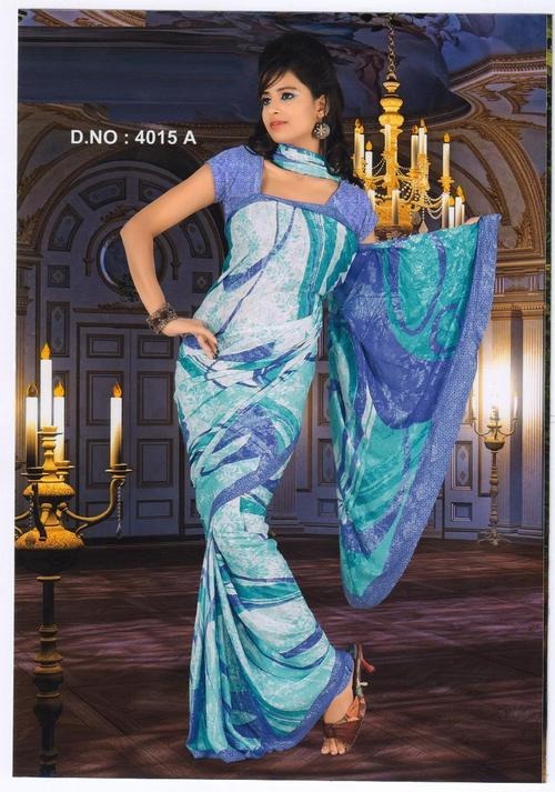 Printed Georgette Sarees