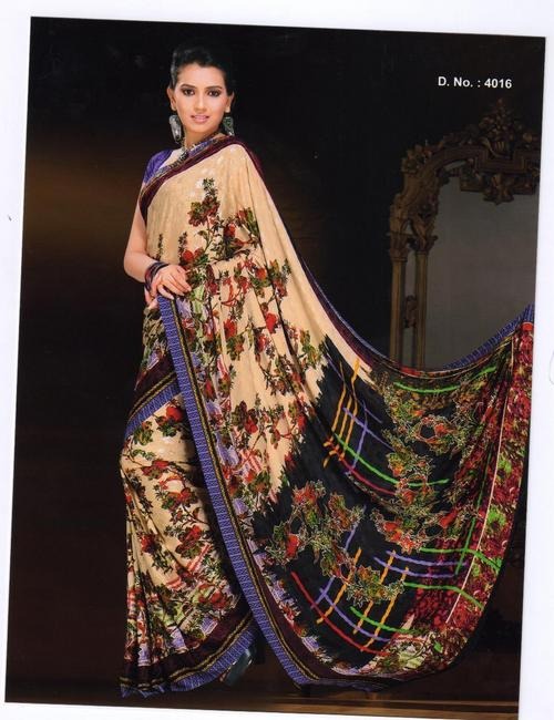 Bandhani Print Sarees