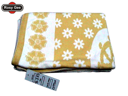 Yellow Floral Baby Blankets