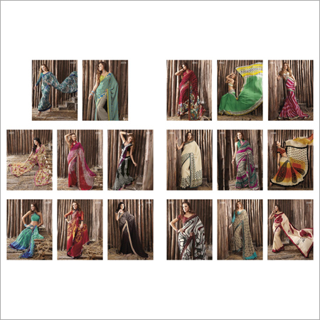 Beautiful Pure Georgette Saree