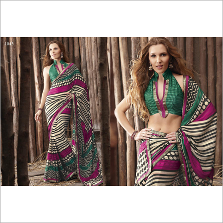 Designer Pure Georgette Saree