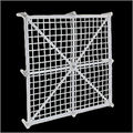 Self Standing Plastic Shelves