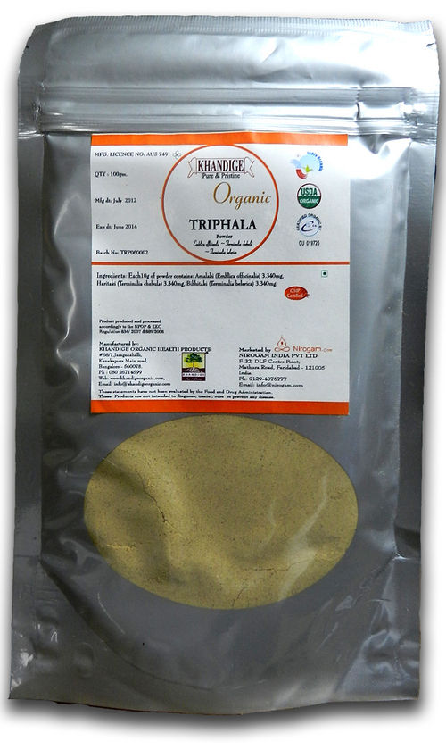 Organic Triphala Powder