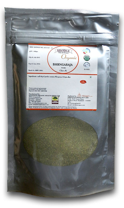 Organic Bhrangaraja Powder