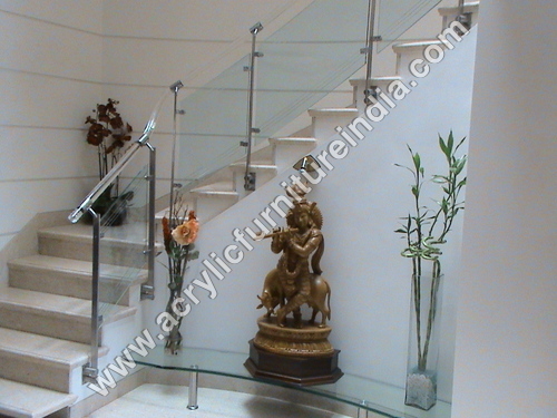 Acrylic and Steel Relling - Custom Thickness, Polished Finish | Durable Materials, Modern Design, Easy Installation