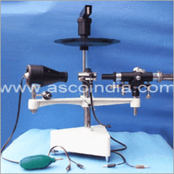 Millikans Apparatus - Cast Iron Base, Steel Pillar, Micrometer Microscope | Automizer, Smooth Horizontal & Vertical Adjustment, Quick Setup