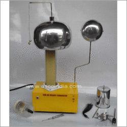 Van DE Graff Generator - 14" Height, 4" Electrode Diameter | High Voltage, Static Charges, Electroscope Charging