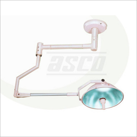 Ceiling Shadowless Surgical Operating Lamp10 - 485mm Dome, 24V 150W Halogen | 55,000 Lux, Adjustable Intensity, Sterilizable Handle