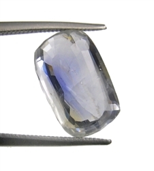Emerald Cut Pitambari Neelam 7 Ratti +