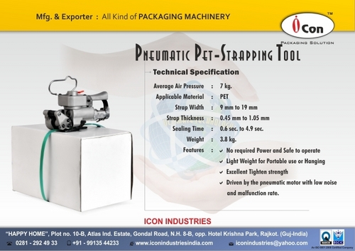 Pneumatic Pet strapping tool