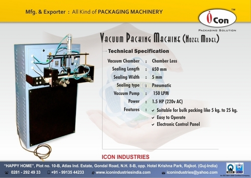 Vacuum packing machine(nozel model)